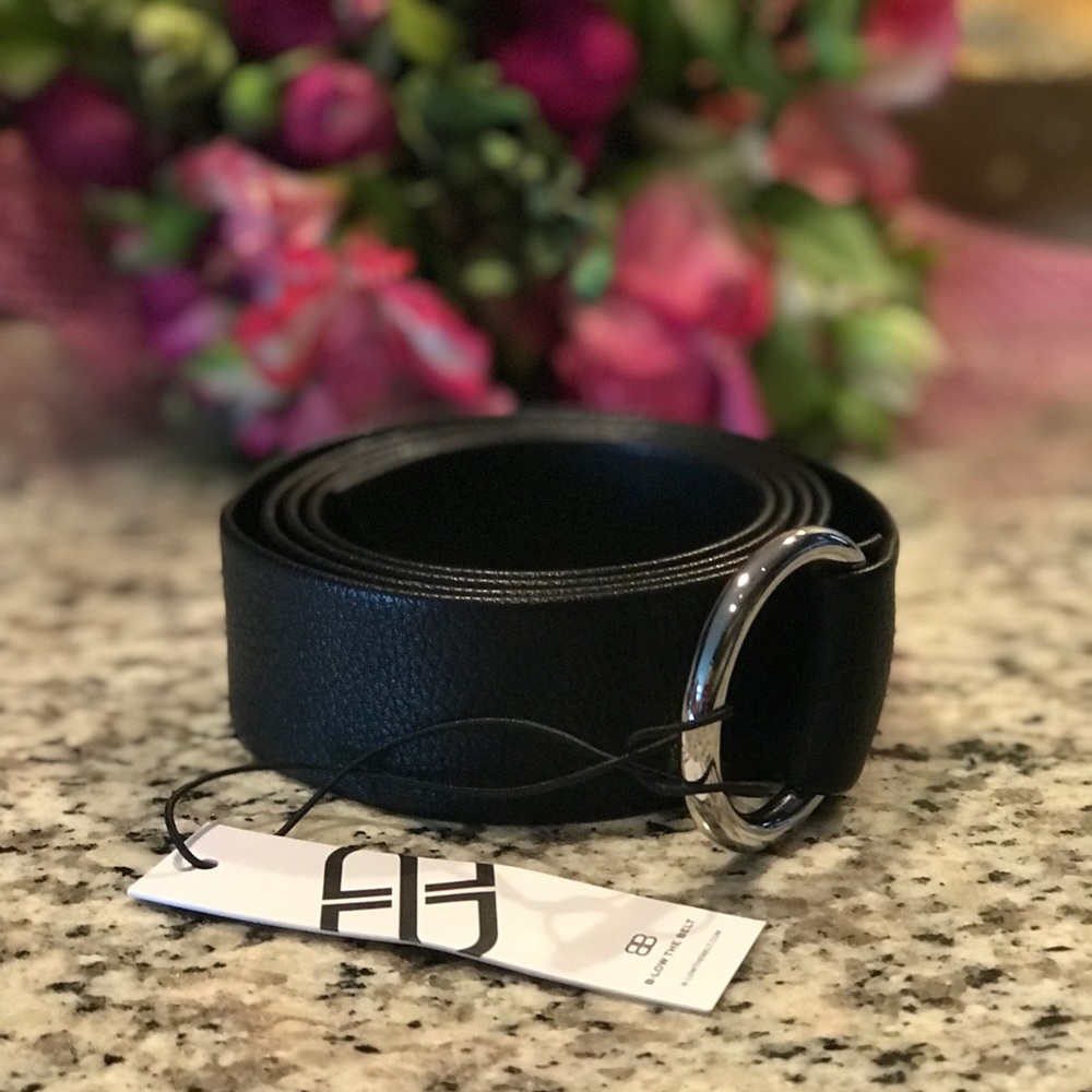 🔥B-low The Belt Mia | Black w/ Silver metalware